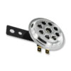 Horn / Hupe 12V DC / Ø 70mm chrom-schwarz