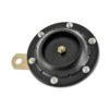 Horn / Hupe 12V AC schwarz mit Halteblech Ø 77mm