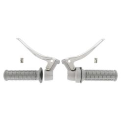 Griffset/Gasgriff universal Vintage grau