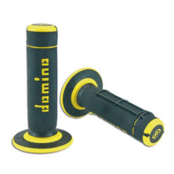 Paar Griffe Domino cross schwarz/gelb