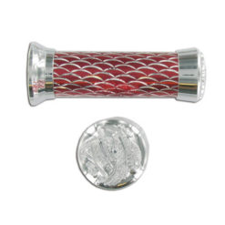 Paar Griffe alu wave rot