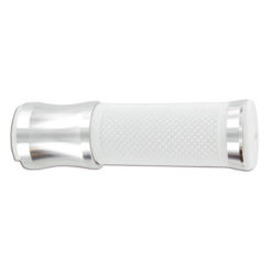 Paar Griffe CNC weiss/chrom (22-24mm)