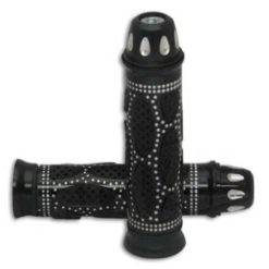 Paar Griffe SPC 1 Alu schwarz (22/24mm)