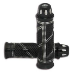 Paar Griffe SPC 2 Alu schwarz (25/27mm)