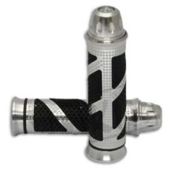 Paar Griffe SPC 2 Alu silber (25/27mm)