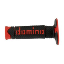 Paar Griffe Domino cross schwarz/rot