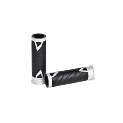 Paar Griffe Puig Radikal, Gummi/Alu silber L:123mm