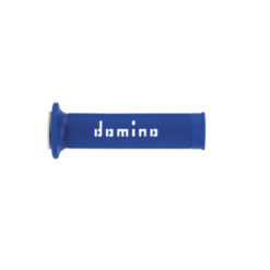 Paar Griffe Domino Road-Racing blau/weiss