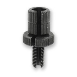 Stellschraube M8 x 1mm mit Schlitz Domino schwarz (1 Stück)