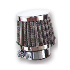 Luftfilter Athena für PHBG Vergaser gerade (Ø 35mm) chrom