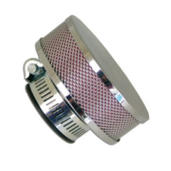 Luftfilter rund 28-35mm chrom