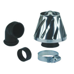 Luftfilter TNT KL1 air Helix 28-35 chrom 90°