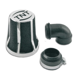 Luftfilter TNT chrom 28-32mm 90°