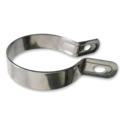 Auspuffbride verchromt universal 64mm