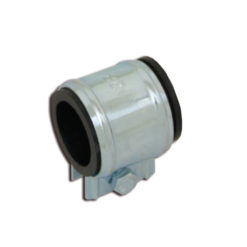 Auspuffbride mit Gummi mitte Sachs/universal Ø28mm