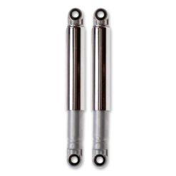 Stossdämpferset Puch/universal 26cm silber-grau/chrom Oldschool
