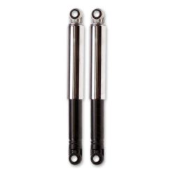 Stossdämpferset Puch/universal 29cm schwarz/chrom Oldschool