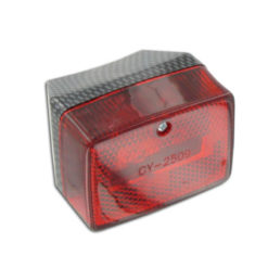Rücklicht Puch/Sachs carbon/rot