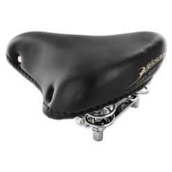 Sattel universal BASSANO Vintage Leder Handcrafted schwarz