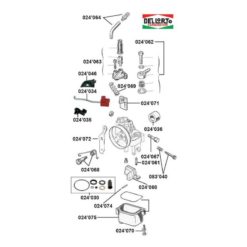 Schwimmerdeckel Vergaser Dellorto SHA 12/7-13/13