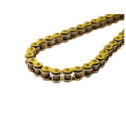 Kette 420 YBN 420 134L, verstärkt, ohne O-Ring, gelb