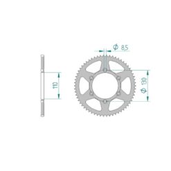 Zahnkranz Stahl 420 / 53 Zähne