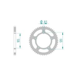 Zahnkranz Stahl 420 / 53 Zähne