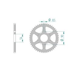 Zahnkranz Stahl 420 / 48 Zähne