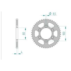 Zahnkranz Stahl 420 / 52 Zähne NETTOPREIS