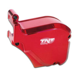 Abdeckung Oelpumpe Derbi >2006 rot eloxiert (Piaggio Motor)