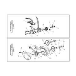 Zwischenrad (24/13Z) Oelpumpe Derbi D50B0 2006 -> (Nr. 16)