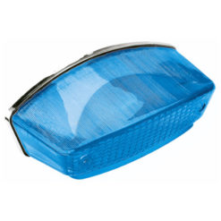 Rücklicht Derbi Senda/Malaguti chrom/blau NETTOPREIS