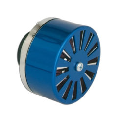 Luftfilter Doppler blau eloxiert 28-37mm verstellbar