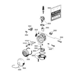 Schwimmerdeckel Vergaser Dellorto SHA 14/14-16/16