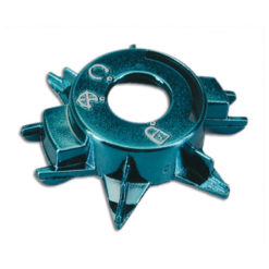 Abdeckung Zündschloss Peugeot blau eloxiert