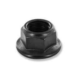 Mutter M10x1.25mm inkl. Teller schwarz