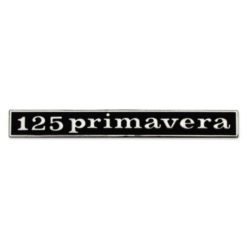 Emblem Vespa 125 Primavera schwarz/chrom 148x18mm