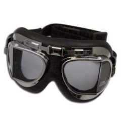 Brille Retro Air Force klar chrom