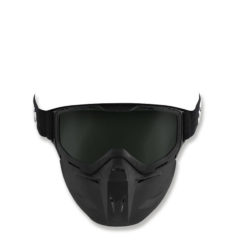 Crossbrille/Facemask NOEND schwarz matt, Visier leicht getönt