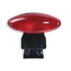 Rücklicht rot / Rahmen schwarz CE