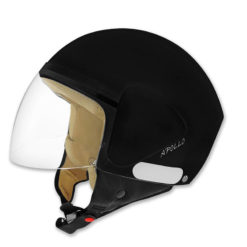 Helm TNT Jet Apollo schwarz mat (Grösse M)