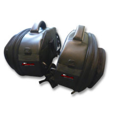 Seitentaschen-Set schwarz 35L-60L 47x28x30cm