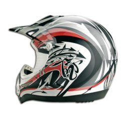 Helm TNT Viper 3 schwarz/weiss/rot Grösse XXL