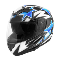 Helm Integral Noend blau-schwarz mit Sonnen-Innenvisier XXL