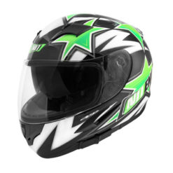 Helm Integral Noend grün-schwarz mit Sonnen-Innenvisier S