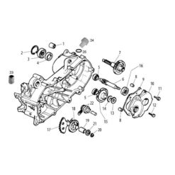 Silentblock 8.1x20x20mm Motor Minarelli horizontal (Nr. 1)
