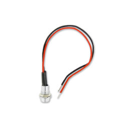 Glühlampe LED mini zum schrauben chrom/grün