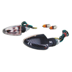 Blinkerset TNT carbon/weiss