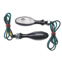 Blinkerset RMS Finger carbon/weiss (10W)