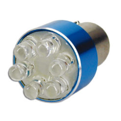 Glühlampe rot/grün LED (6 Leds) 12V BA15s  NETTOPREIS